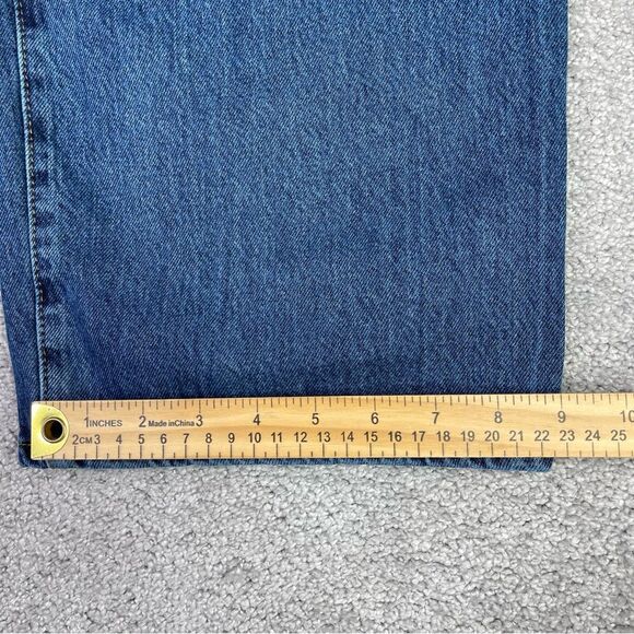 American Eagle Jeans Men's 30X27 Blue Baggy Straight Mid-Rise Dark Wash Denim - Picture 11 of 12
